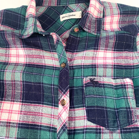 Abercrombie kids flannel button down - Picture 6 of 6